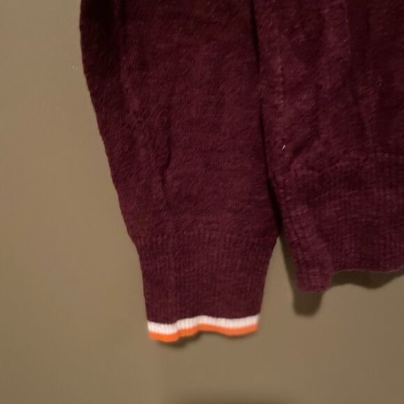 American Eagle V Neck Sweater Embroidered Logo - Picture 7 of 11